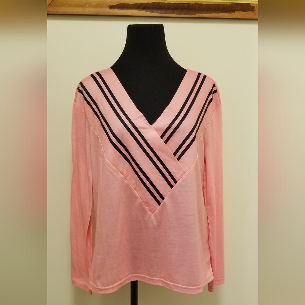 Women's Pink & Black Shirt NWT